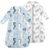 Saco de dormir para bebês Yoofoss de 0 a 6 meses, 100% algodão, 0,5 tog Saco de dormir para bebês Yoofoss de 0 a 6 meses, 100% algodão, 0,5 tog