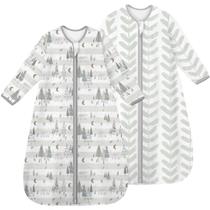 Saco de dormir para bebês Yoofoss de manga comprida de 6 a 12 meses 100% algodão Saco de dormir para bebês Yoofoss de manga comprida de 6 a 12 meses 100% algodão