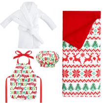 Saco de Dormir para Bonecas Skylety - Conjunto de Acessórios de Natal com Tema de Rena