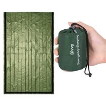Saco de Dormir Portátil Sleeping Bag Emergência Acampamento Mini Escoteiro Camping Solteiro - Alphabravo Equipamentos
