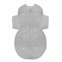 Saco de Dormir SNOO Bebê Mais Feliz - Cobertor de Bebê 100% Algodão Orgânico - Doctor Designed Promove o Desenvolvimento Saudável do Quadril (Estrelas de Grafite, Grande)