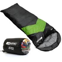 Saco De Dormir Solteiro Viper 5ºc A 12º Preto NTK