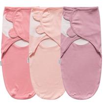 Saco de dormir Swaddle Blanket Little Tots Easy Change de 0 a 3 m, pacote com 3 Saco de dormir Swaddle Blanket Little Tots Easy Change de 0 a 3 m, pacote com 3