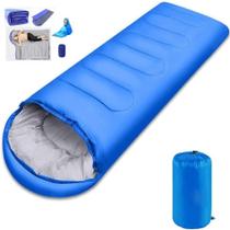 Saco De Dormir Termico Capuz Impermeavel Inverno Bolsa Transporte Camping Acampamento Sarcofago Saco De Dormir Termico Capuz Impermeavel Inverno Bolsa Transporte Camping Acampamento Sarcofago