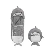 Saco de dormir Tiburon com travesseiro para crianças 120x50 cm