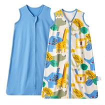 Saco de dormir TILLYOU Big Kid XL 18-24 meses, 0,5 TOG, pacote com 2 unidades de algodão
