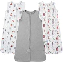 Saco de dormir TotaHa Baby, pacote com 3, 12-24 meses, 0,5 TOG Soft