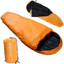 Saco de Dormir Ultra Compacto e Leve / Camping 5 C a 8 C Micron Laranja Acampamento Nautika