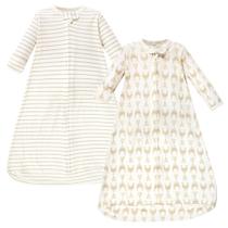 Saco de dormir vestível de algodão para bebês de manga comprida Hudson Baby