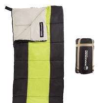 Saco de dormir Wakeman Outdoors Lightweight Kids Neon Green