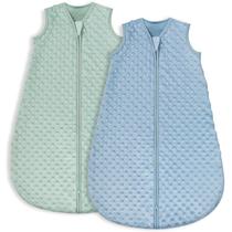 Saco de Dormir Yoofoss Fleece para Bebês (0-6 Meses) - TOG 1.5 com Bolinhas de Pelúcia