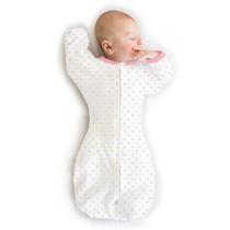 Saco de embrulho transitório SwaddleDesigns com braços para cima, rosa Saco de embrulho transitório SwaddleDesigns com braços para cima, rosa