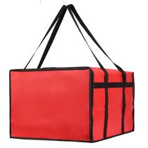 Saco de entrega de pizza Bodaon isolado 20x20x14cm vermelho, pacote com 1 pacote