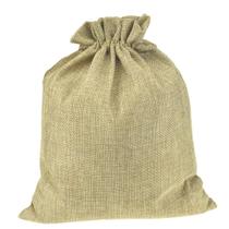 Saco de Juta com Cordão 49x70cm Juta Cru - JUTA E CIA Saco de Juta com Cordão 49x70cm Juta Cru - JUTA E CIA