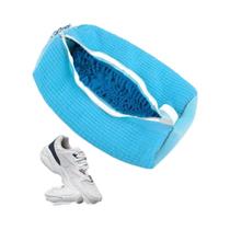 Saco De Lavagem Para Sapatos Amarelo E Azul Com Zíper Durável Para Todos Os Tipos De Sapatos Ideal