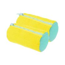 Saco De Lavagem Para Tênis Com Zíper E Pelúcia Rica Para Máquina De Lavar, Escova Para Sapatos