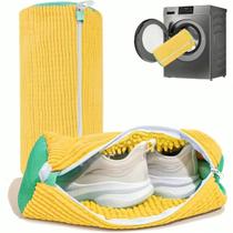 Saco de Lavagem Para Tênis Sapatos Calçados Protetor Máquina de Lavar Reutilizável AntiDeformação
