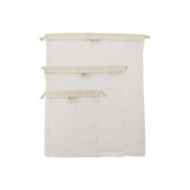 Saco de lavanderia Simple Ecology Organic Cotton Mesh, conjunto de 3 Saco de lavanderia Simple Ecology Organic Cotton Mesh, conjunto de 3