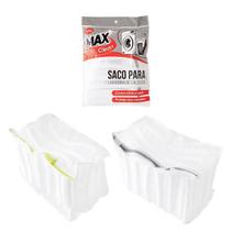 Saco De Lavar Tênis Multiuso em Lavadora de Máquina 32x18x19cm Antifiapos e Antideformações Com Esponja Protetora