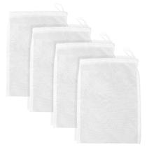 Saco de leite de nozes RARKVEN, pacote com 4, 28x20cm, saco de filtro de nylon