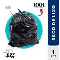 Saco De Lixo 0,12 Super Reforçado Com 4Kg Saco De Lixo 0,12 Super Reforçado Com 4Kg