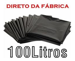 Saco De Lixo 100 Litros 100 Unidade Resistente P/entrega