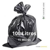 Saco De Lixo 100 Litros P15 - Mega Forte 20 Unidades