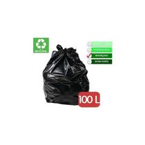 Saco De Lixo 100 Litros Reforçado Com 100 Unidades - Fabrica