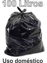 Saco De Lixo 100 Litros Uso Domestico c/ 100Un. - P05