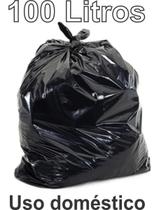 Saco De Lixo 100 Litros Uso Domestico Com 100Un. - P05 Saco De Lixo 100 Litros Uso Domestico Com 100Un. - P05