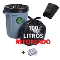 Saco De Lixo 100 Litros Uso Pesado Reforçado Grosso Oferta - Miara