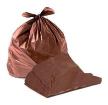 Saco De Lixo 100 Lts Marrom Resistente 80x1.10 Pct C/ 100 Un