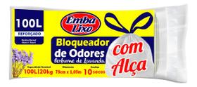 Saco De Lixo 100l Lavanda Elimina Odores Com Alça 10 Und + brinde Kit 3un Saco De Lixo 100l Lavanda Elimina Odores Com Alça 10 Und + brinde Kit 3un