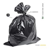 Saco de Lixo 100L P5 Resistente para Uso Doméstico Pacote com 50 Unidades Preto Higipack Saco de Lixo 100L P5 Resistente para Uso Doméstico Pacote com 50 Unidades Preto Higipack
