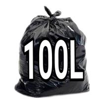 Saco De Lixo 100lts Preto Gram. 0,12mm Reforçado C/25 Unids