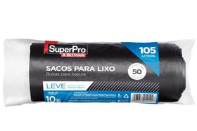 Saco De Lixo 105 Litros Leve - Pct 50 Unidades 75Cm X 90Cm