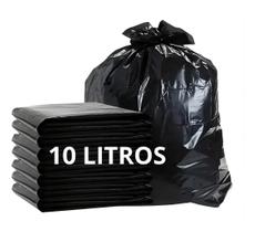 Saco De Lixo 10l Reforçado Preto Pct C/ 100 Un Saco De Lixo 10l Reforçado Preto Pct C/ 100 Un
