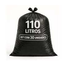Saco de Lixo 110 Litros Preto Reforçado Grosso Alta Resistência Antiviral Antifúngico Antimicrobiano Saco de Lixo 110 Litros Preto Reforçado Grosso Alta Resistência Antiviral Antifúngico Antimicrobiano
