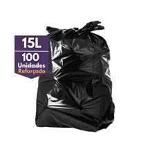 Saco de Lixo 15 Litros Reforçado Lixeiras Inox Pia Banheiro - Need Utilidades