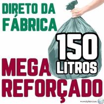 Saco De Lixo 150 Litros 100 Un Verde Mega Reforçado - HIGIPACK
