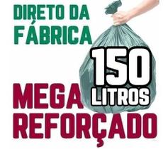 Saco De Lixo 150 Litros 100 Un Verde Mega Reforçado Saco De Lixo 150 Litros 100 Un Verde Mega Reforçado