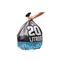 Saco De Lixo 20 Litros 100 Un Preto Reforçado Mega Oferta Saco De Lixo 20 Litros 100 Un Preto Reforçado Mega Oferta