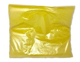 Saco De Lixo 20 Litros Amarelo Comum Com 100 Unid.