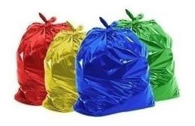Saco De Lixo 20 Litros Colorido 4 Pacotes C/100 De Cada Cor