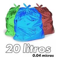 Saco De Lixo 20 Litros Colorido 500 Unidades Saco De Lixo 20 Litros Colorido 500 Unidades