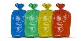 Saco De Lixo 20 Litros Coloridos 4 Pacotes 400 Unidades