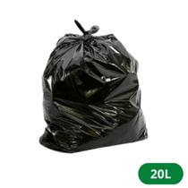 Saco de Lixo 20 Litros Preto Médio - 100 Unidades Saco de Lixo 20 Litros Preto Médio - 100 Unidades