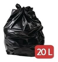 Saco De Lixo 20 Lt Preto Resistente - 40x60 Pcte 100 Un Saco De Lixo 20 Lt Preto Resistente - 40x60 Pcte 100 Un