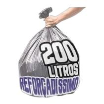 Saco De Lixo 200 Litros 100 Un Cinza Reforçadíssimo