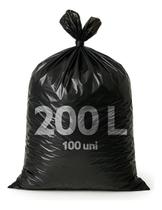 Saco de Lixo 200 Litros 100 Unidades Reforçado Grosso Uso Comercial e Residencial Pesado Saco de Lixo 200 Litros 100 Unidades Reforçado Grosso Uso Comercial e Residencial Pesado